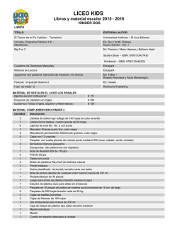 Lista de Libros ( FORMATO PDF)