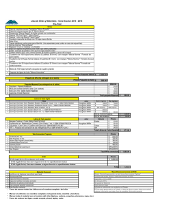 Listado Pre-First - Colegio Eugenio de Mazenod