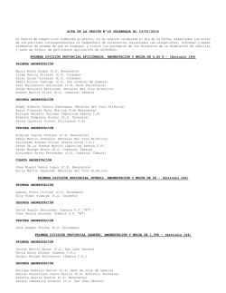 ACTA DE LA SESI&Oacute;N N&ordm;18 CELEBRADA EL 12/01/2016