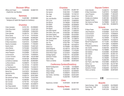 Diocesan Office Seminary Churches Churches Conference Centers