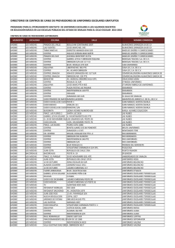 directorio de centros de canje de proveedores de uniformes