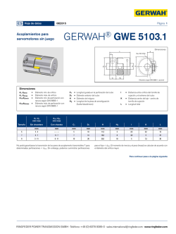 GERWAH&reg; GWE 5103.1