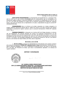 Resoluci&oacute;n de Autorizaci&oacute;n de Uso y Disposici&oacute;n