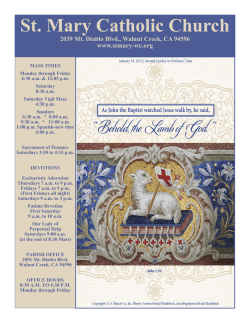 St. Mary Catholic Church 2039 Mt. Diablo Blvd