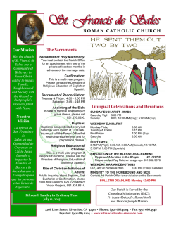 St. Francis de Sales ROMAN CATHOLIC CHURCH