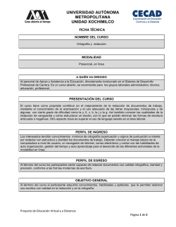 Ortograf&iacute;a y Redacci&oacute;n