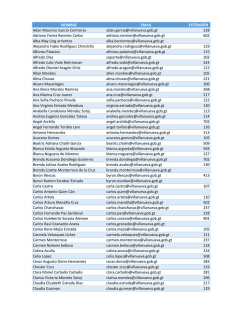 Correo electr&oacute;nico de empleados municipales