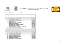 Centro de Estudios Tecnol&oacute;gicos Industrial y de servicios No
