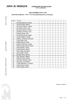 CONSEJER&Iacute;A DE EDUCACI&Oacute;N