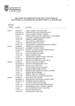 relacion de componentes de mesas electorales
