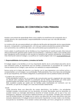 Manual Primaria - AUSANGATE BILINGUAL SCHOOL