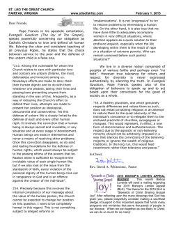 February 1, 2015 - St. Leo the Great Catholic Church | Fairfax, Virginia