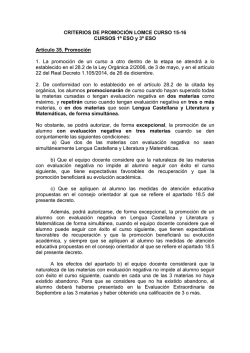 CRITERIOS DE PROMOCI&Oacute;N ESO LOMCE CURSO 15