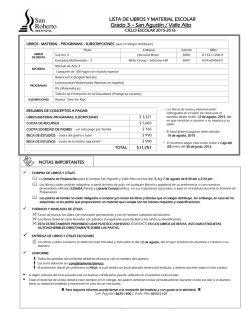 3&ordm; - Instituto San Roberto