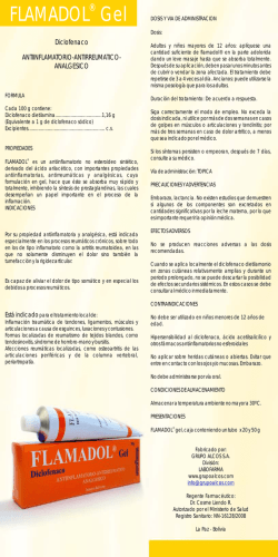 FLAMADOL Gel - Grupo ALCOS