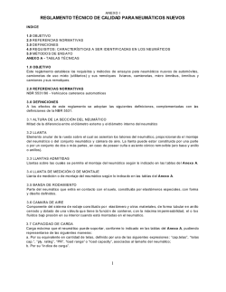 Reglamento Tecnico Neumaticos LSQA - LATU