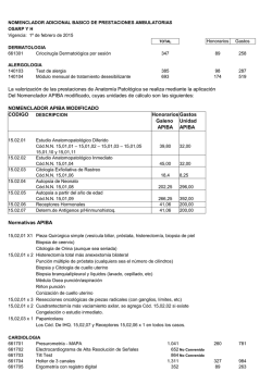 OSARPYH ARANCELES FEBRERO 2015