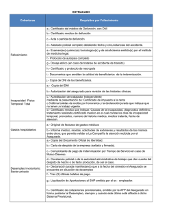 Coberturas Seguro de Protecci&oacute;n Financiera Extracash