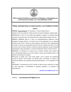 resumen - Sociedad de Anatom&iacute;a Patol&oacute;gica y Citopatolog&iacute;a de