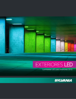 Catalogo Luminarias LED Exteriores 2015 Digital