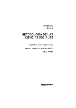 Conocimiento, ciencia y epistemolog&iacute;a