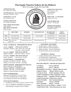 Parroquia Nuestra Se&ntilde;ora de los Dolores - olschurch