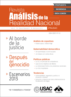 An&aacute;lisis - IPNUSAC - Universidad de San Carlos de Guatemala