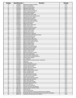 Lista de Proveedores Inscritos