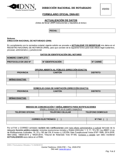 001)Actualizaci&oacute;n datos - direccion nacional de notariado