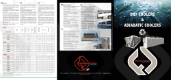 DRY COOLERS & ADIABATIC COOLERS