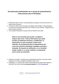 Encuesta para participantes que hayan terminado cursos
