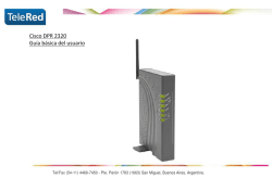 Cisco DPR 2320 Gu&iacute;a b&aacute;sica del usuario