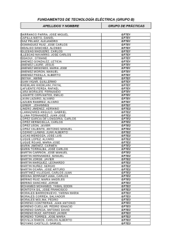 FUNDAMENTOS DE TECNOLOG&Iacute;A EL&Eacute;CTRICA (GRUPO B)