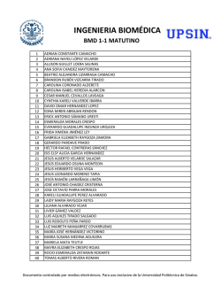 INGENIERIA BIOM&Eacute;DICA - Universidad Polit&eacute;cnica de Sinaloa