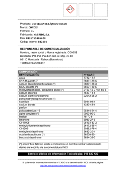 DETERGENTE CONDIS L&Iacute;QUIDO COLOR 3l.