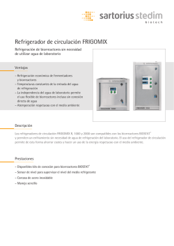 Refrigerador de circulaci&oacute;n FRIGOMIX