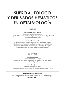 00a-primeras paginas - Portada | Sociedad Espa&ntilde;ola de Oftalmolog&iacute;a