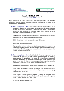 pack principiante - Introducci&oacute;n al Negocio de las M&aacute;quinas Vending
