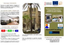 Triptico - CIPFP Vicente Blasco Iba&ntilde;ez