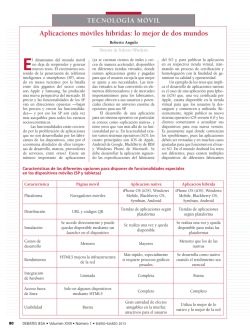 Aplicaciones m&oacute;viles h&iacute;bridas: lo mejor de dos mundos