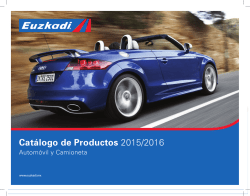 Cat&aacute;logo de Productos 2015/2016