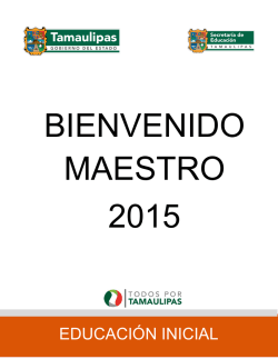 Libro Bienvenido Maestro para Educaci&oacute;n Inicial, clic aqu&iacute;&hellip;