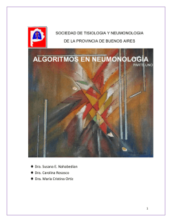 Manual de Algoritmos en Neumonolog&iacute;a
