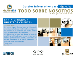 Dossier informativo para