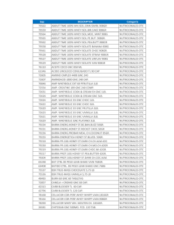Sap DESCRIPTOR Categoria 79563 ABOUT TIME 100% WH.ISOL