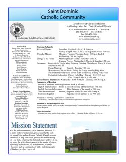 Saint Dominic Catholic Community