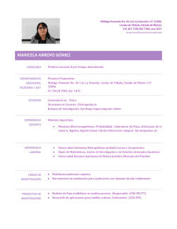 maricela arroyo g&oacute;mez - UAM Lerma