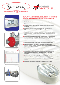 FICHA steribru.cdr - Automatismos Teinco, SL