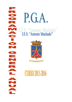 PROGRAMACI&Oacute;N GENERAL ANUAL