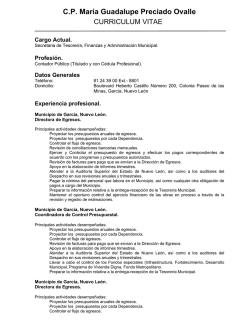 C.P. Mar&iacute;a Guadalupe Preciado Ovalle